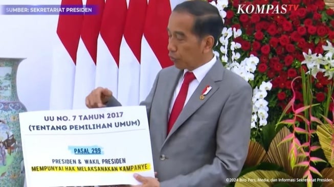 Hal ini adalah Rincian UU tentang Presiden Boleh Kampanye, Ada yang mana dimaksud Luput Dibaca Jokowi?