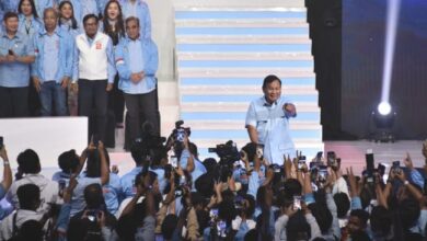 Diiringi Sholawat Ulama juga Santri, Prabowo: Kami Gak Malu Lanjutkan Inisiatif Jokowi