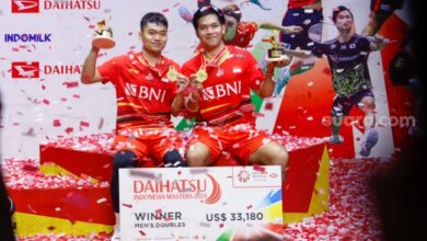 Atasi Perlawanan Astrup/Rasmussen di tempat tempat Final, Leo/Daniel Juara Indonesia Masters 2024