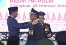 Pegang Bintang Empat di Pundak, Prabowo Ucap Tiga Kata Ini adalah adalah dengan Wajah Semringah