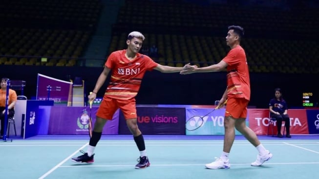 Thailand Masters 2024: Bungkam Jagoan Taiwan, Bagas / Fikri Melenggang ke Semifinal